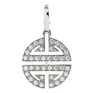 Cartier Longevity Charm Pendant & Charms 18K White Gold and Diamonds