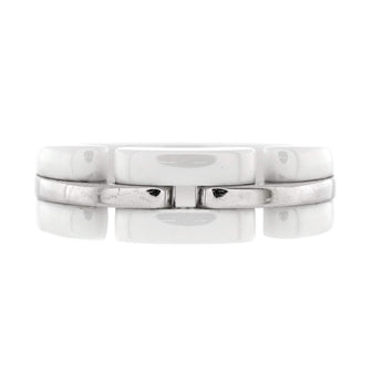 Chanel Ultra Link Ring Ceramic with 18K White Gold White gold