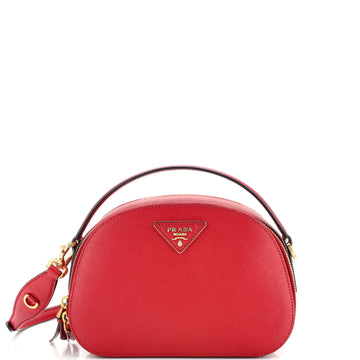 Prada Odette Top Handle Bag Saffiano Leather Small