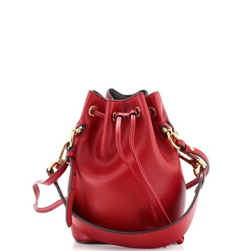 Fendi Mon Tresor Bucket Bag Leather Mini