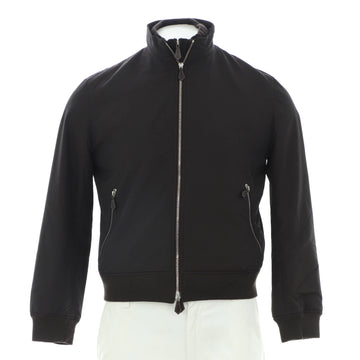 Hermes Men's Zip Up Bomber Jacket Nylon Blend