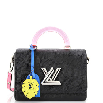 Louis Vuitton Twist Plexiglass Top Handle Bag Epi Leather MM