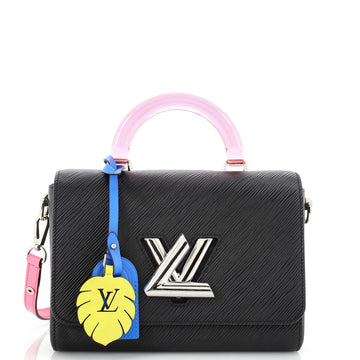 Louis Vuitton Twist Plexiglass Top Handle Bag Epi Leather MM