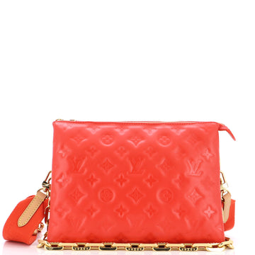 Louis Vuitton Coussin Bag Monogram Embossed Lambskin PM