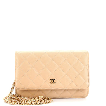 Chanel Wallet on Chain Quilted Caviar
