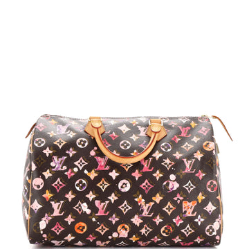 Louis Vuitton Speedy Handbag Monogram Watercolor Aquarelle 35