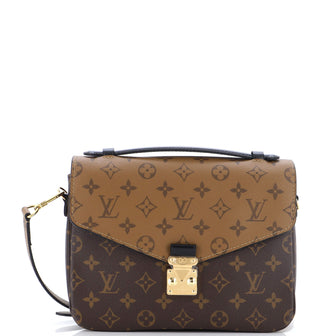 Louis Vuitton, Bags, Louis Vuitton Metis Pochette Reverse Monogram Canvas  Crossbody Bag Brown