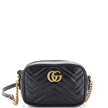 Gucci GG Marmont Shoulder Bag Matelasse Leather Mini