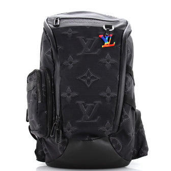 Louis Vuitton Mountain Backpack Limited Edition 2054 Monogram Textile Black  2402451
