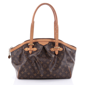 Louis Vuitton Tivoli Handbag Monogram Canvas GM Brown 2402501