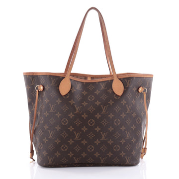 Louis Vuitton Neverfull Tote Monogram Canvas MM Brown 2402502