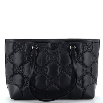 Gucci Ophidia Open Tote GG Matelasse Leather Medium