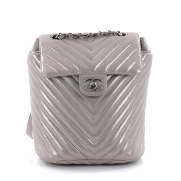 Chanel Urban Spirit Backpack Iridescent Chevron Calfskin 2403001