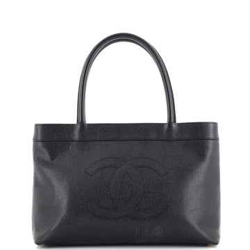 Chanel Vintage CC Open Tote Caviar East West