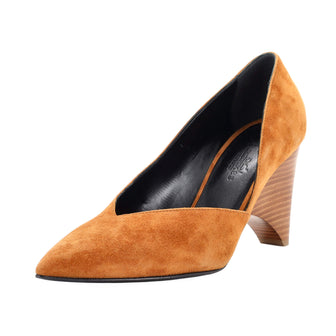 Hermes Women's Fatal Pumps Suede 85