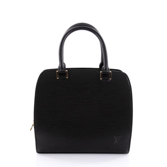 Louis Vuitton Pont Neuf Handbag Epi Leather PM Black 2403306