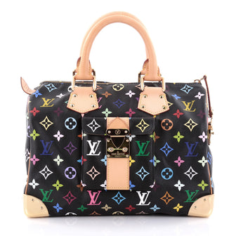 Louis Vuitton Speedy Handbag Monogram Multicolor 30 2403307