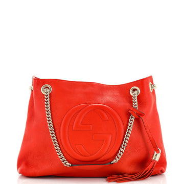 Gucci Soho Chain Strap Shoulder Bag Leather Medium