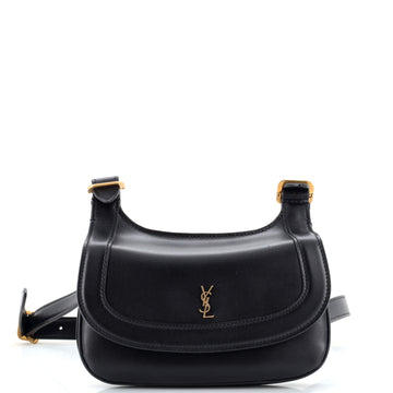 Saint Laurent Charlie Shoulder Bag Leather Small