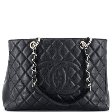 Chanel Grand Shopping Tote Quilted Caviar