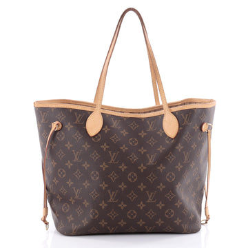 Louis Vuitton Neverfull Tote Monogram Canvas MM Brown 2404401