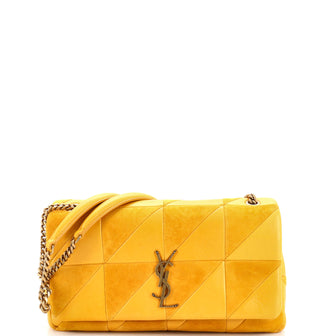 Saint Laurent Jamie Flap Bag Quilted Leather Medium Yellow 2404521