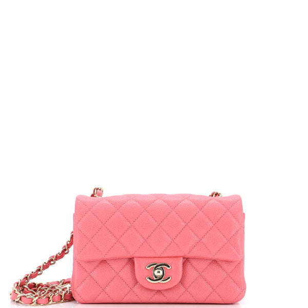 Chanel Classic Single Flap Bag Quilted Ombre Metallic Lambskin Mini at  1stDibs