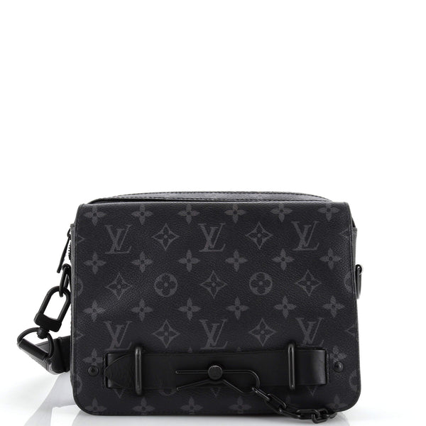 Louis Vuitton Monogram Eclipse Steamer Messenger Black Hardware, 2022  Available For Immediate Sale At Sotheby's