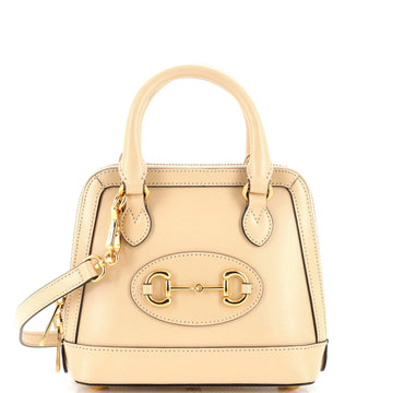 Gucci Horsebit 1955 Top Handle Bag Leather Mini