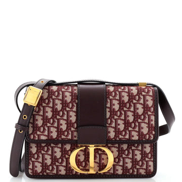 Christian Dior 30 Montaigne Flap Bag Oblique Canvas