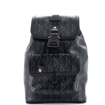 Christian Dior Hit the Road Sling Bag CD Diamond Coated Canvas Small