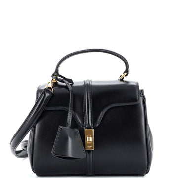 Celine 16 Top Handle Bag Smooth Calfskin Mini