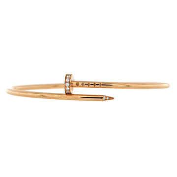 Cartier Juste un Clou Bracelet 18K Rose Gold with Diamonds Small