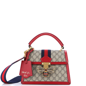 Gucci Queen Margaret Top Handle Bag GG Coated Canvas Small