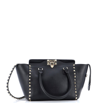 Valentino Garavani Rockstud Tote Rigid Leather Small