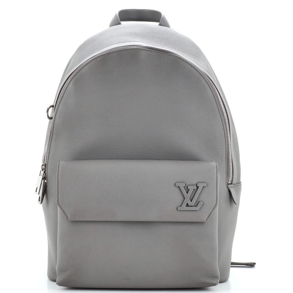Louis Vuitton Aerogram Takeoff Backpack Leather Gray 2405631