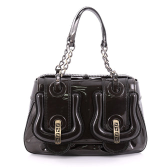  Fendi B. Bag Patent Medium Brown 2406101