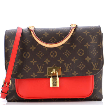 Louis Vuitton Marignan Handbag Monogram Canvas with Leather