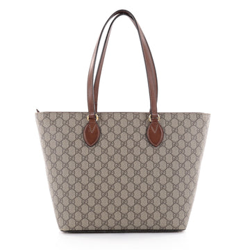 Gucci Linea A Tote GG Coated Canvas Medium Neutral 2406501