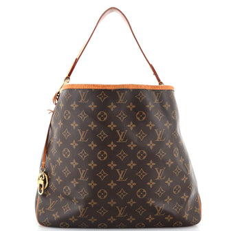 Louis Vuitton, Bags, Louis Vuitton Delightful Handbag Monogram Canvas Mm  Brown