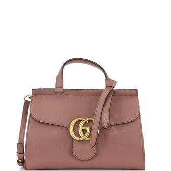 Gucci GG Marmont Top Handle Bag Leather Small
