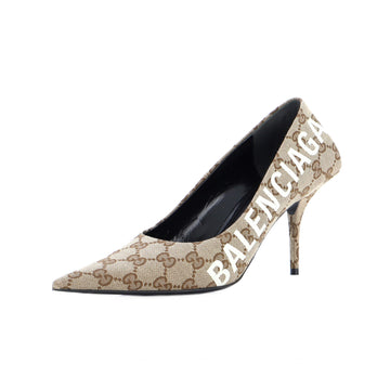 Gucci x Balenciaga The Hacker Project Women's Knife Pumps GG Canvas
