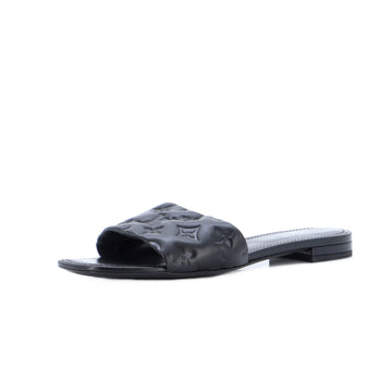 Louis Vuitton Women's Revival Mule Sandals Monogram Embossed Leather