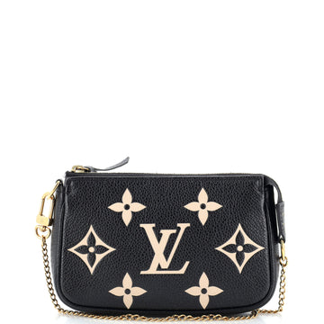 Louis Vuitton Pochette Accessoires Bicolor Monogram Empreinte Giant Mini