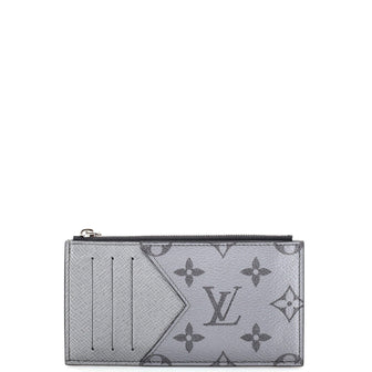 Louis Vuitton Coin Card Holder Monogram Taigarama