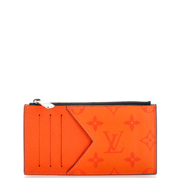 Louis Vuitton Coin Card Holder Monogram Taigarama