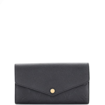 Louis Vuitton Sarah Wallet NM Monogram Empreinte Leather