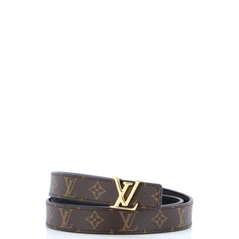 Louis Vuitton LV Iconic Reversible Belt Monogram Canvas Thin