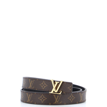 Louis Vuitton LV Iconic Reversible Belt Monogram Canvas Thin