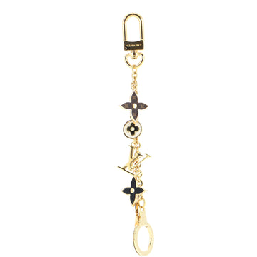 Louis Vuitton Spring Street Chain Bag Charm and Key Holder Metal with Monogram Canvas and Enamel